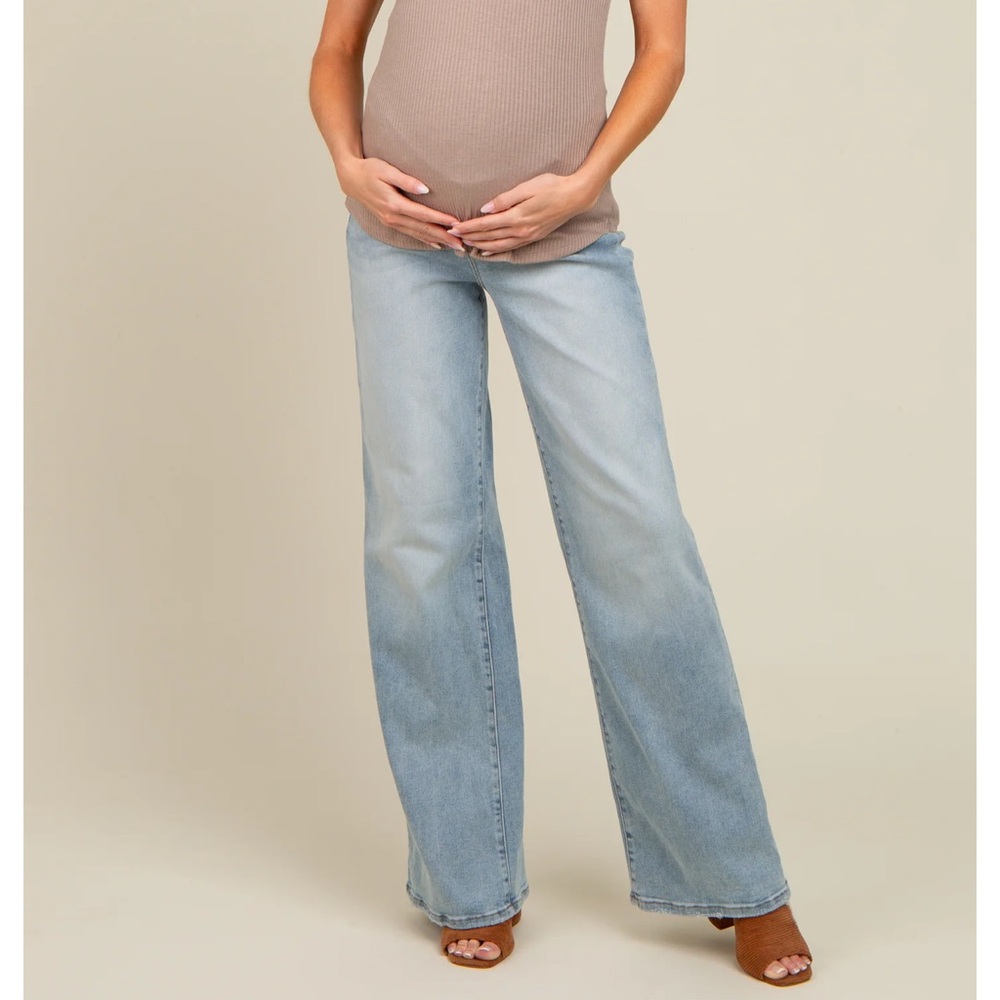 Wide Leg Maternity Jeans *open to offers*